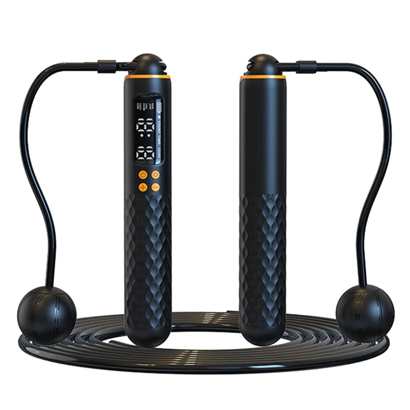 Intelligent Counting Skipping Rope Weight-Bearing Ropeless Dual-Purpose Fitness Exercise Steel Wire-T34C