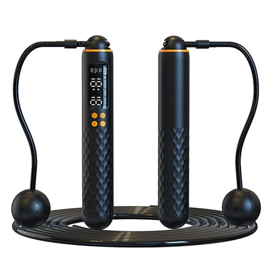 Intelligent Counting Skipping Rope Weight-Bearing Ropeless Dual-Purpose Fitness Exercise Steel Wire-T34C