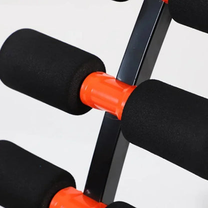 High Quality Gym Equipment Adjustable Multifunctional Abdomen Machine Six 6 Pack Care with Pedal and Waist Plate